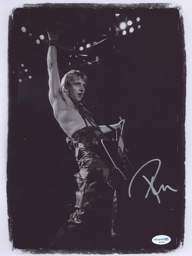 Phil collen autographed signed - autographed,